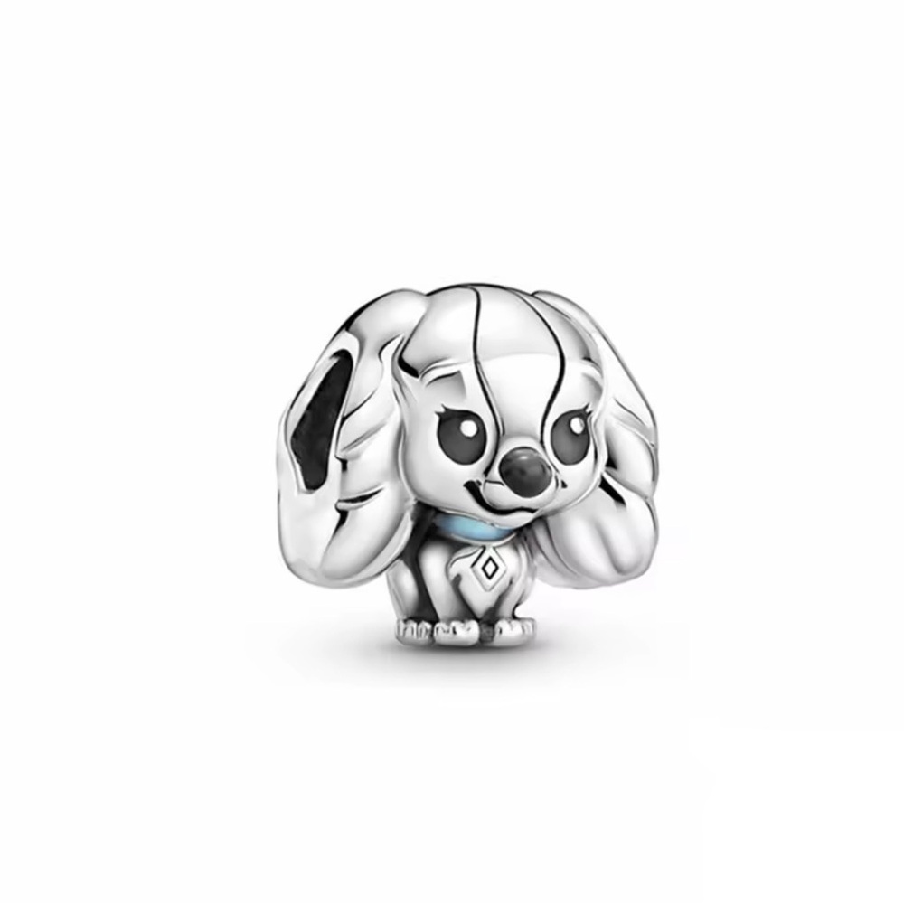 MINISO Disney Big Eared Dog S925 Pure Sterling Silver Charm